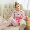 2019 Pyjama Women Pajamas Sets Spring Summer Long Sleeve Thin Print Cute Sleepwear Big Girl Pijamas Mujer Leisure Student Pajama