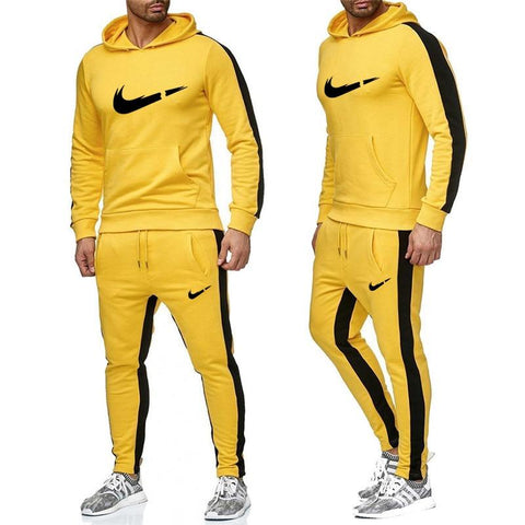 2019 men's fashion sportswear new fashion hoodie + pants sportswear hoodie spring brand clothing hooded sports suit