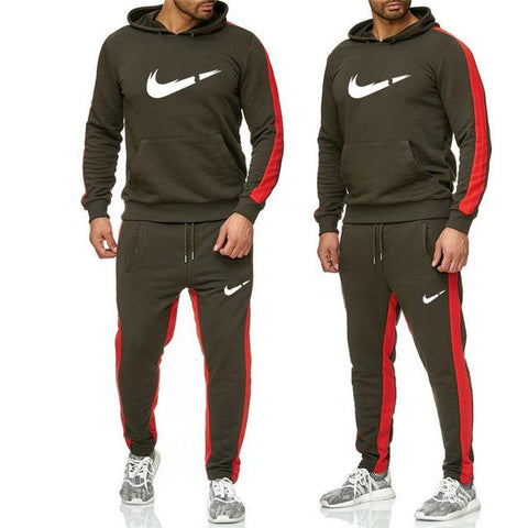 2019 men's fashion sportswear new fashion hoodie + pants sportswear hoodie spring brand clothing hooded sports suit