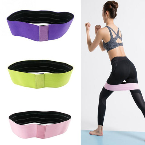 Resistance Bands Hip Anti Slip Widen Rubber Circle Band Exercises Braided Elastic Band Hip Lifting Resistance Band #19
