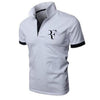 summer fashion Roger Federer perfect logo printed polo RF New men high quality social Polo shirts Polo Shirt for women and mens