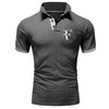 summer fashion Roger Federer perfect logo printed polo RF New men high quality social Polo shirts Polo Shirt for women and mens