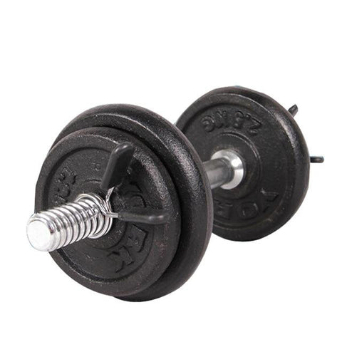 2Pcs 25mm Barbell Gym Weight Bar Dumbbell Lock Clamp Spring Collar Clips indoor use trainning fitness