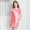 Homewear vintage nightgowns female silk lace nightgowns women silk sleepwear NN0812 Y