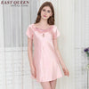 Homewear vintage nightgowns female silk lace nightgowns women silk sleepwear NN0812 Y