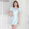 Homewear vintage nightgowns female silk lace nightgowns women silk sleepwear NN0812 Y