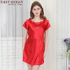 Homewear vintage nightgowns female silk lace nightgowns women silk sleepwear NN0812 Y