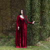 Vintage Style Sweet Women Lolita Dress Princess Cosplay Costume V neck Long Sleeve Nightgown Medieval Retro Dresses Night Wear