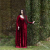 Vintage Style Sweet Women Lolita Dress Princess Cosplay Costume V neck Long Sleeve Nightgown Medieval Retro Dresses Night Wear