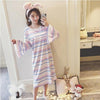 Autumn Women Sexy Nightwear Plus Size M-XXL Cotton Nightgown Sleepwear Night Dress Lingerie Robe Sexy Long Sleeve Home Clothes