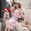 Autumn Women Sexy Nightwear Plus Size M-XXL Cotton Nightgown Sleepwear Night Dress Lingerie Robe Sexy Long Sleeve Home Clothes