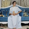 New Wholesale Long Night Lace Gowns Arab Lady Autumn Women Sleepwear Nightgown Elegant Sleepwear Gown Princess L Dress 7 color
