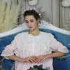 New Wholesale Long Night Lace Gowns Arab Lady Autumn Women Sleepwear Nightgown Elegant Sleepwear Gown Princess L Dress 7 color