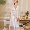 2019 Autumn Women's Lolita Princess Sleepshirts Vintage Palace Style Lace Mesh Nightgowns Nightdress Sleep Loungewear r1464