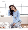 Autumn New 100% Cotton Long Sleeved Pajamas Women's Pajamas Sets Sweet Sleepwear Nightgowns Female Lounge Women Fashion Clothing