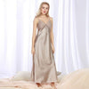 Cozy Nightie Sleepwear Sexy Ladies Nightdress Silk Pajamas for Women's Pijama Sexy Nightgown Long Skirt Pleasurements Lingerie