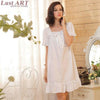 Women homewear new arrival vintage nightgowns ladies elegant white beautiful nightgown new vintage style nightgowns AA169