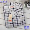 Plaid Pyjama Set Men Sleepwear Long Sleeve Turn-down Collar Cotton Pajamas for Men Nightgown Male Home Wear Casual Indoorwear