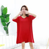 Women Modal Pregnant Sleepwear Girls Nightwear Female Summer Cotton Short Sleeve V-neck Loose Long Nightgowns Ladies Sleepshirt