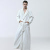Winter Thick Warm men Coral Fleece Kimono Robe Lovers Couple Nightgown Bath Gown Sleepwear Large Long Nightwear M L XL