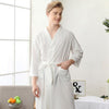Gacloz Lovers Waffle Bathrobes Summer Thin Kimono Robe Women Men Nightgown Sleepwear Plus Size 3XL