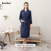 Gacloz Lovers Waffle Bathrobes Summer Thin Kimono Robe Women Men Nightgown Sleepwear Plus Size 3XL
