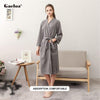 Gacloz Lovers Waffle Bathrobes Summer Thin Kimono Robe Women Men Nightgown Sleepwear Plus Size 3XL