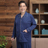 2019 Men Sleepwear Nightgown Autumn Button Pajama Sets for Male Long Sleeve Pijamas Mens Pajama Sets Homewear Suits