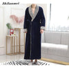 Winter Thick Warm Female Fleece Kimono Robe Lovers Couple Nightgown Super Soft Bath Gown Sleepwear Long Nightwear Home Dress