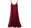 Sexy spaghetti strap long nightgowns women modal cotton nightdress casual sling night dress female loose sleepwear nightshirt