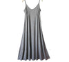 Sexy spaghetti strap long nightgowns women modal cotton nightdress casual sling night dress female loose sleepwear nightshirt