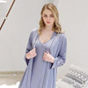 Lovers Sleepwear Satin Rayon Nightwear Casual Couple Robe Bathrobe Kimono Gown Solid Long Sleeve Intimate Lingerie Nightgown