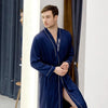 Lovers Sleepwear Satin Rayon Nightwear Casual Couple Robe Bathrobe Kimono Gown Solid Long Sleeve Intimate Lingerie Nightgown