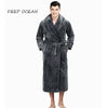 Autumn Winter Men Robe Sex Robes Men Nightgowns Long sleeve Pajamas Flannel Mens Robe Fleece Bathrobe