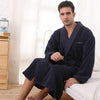 Men bathrobe cotton  XL winter blanket towel fleece long nightgown wedding robes nightdress ladies thicken soft warm autumn