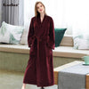 Gacloz Lovers Flannel Sleepwear Bathrobe Thick Kimono Robe Women Men Nightgown Plus Size Bath Robe Kimono Hombre Nuisette Homme