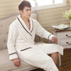 New Autumn Men Robe Long Women Robe Men Couples Nightgowns Coral Fleece Flannel Bathrobe Thickening Sexy Leopard Sleepwear