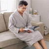 New Autumn Men Robe Long Women Robe Men Couples Nightgowns Coral Fleece Flannel Bathrobe Thickening Sexy Leopard Sleepwear