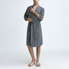 Towel Bath Robe Dressing Gown Men Solid Cotton Waffle Sleep Lounge Summer Bathrobe Nightgowns Robes Casual Wear Mens Robes Long