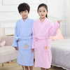 Children's Bathrobes Kids Kimono Pajamas Child Boys Fleece Warm Bathrobes Nightgowns Clothing Set Cartoon Sleepwear 2-10year