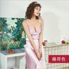Plus Size Lingerie XXXL Sexy Nightwear Hot Night Dress For Women 2019 Summer Sleeveless Nightgown Long Sleeping Dress Fdfklak