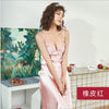 Plus Size Lingerie XXXL Sexy Nightwear Hot Night Dress For Women 2019 Summer Sleeveless Nightgown Long Sleeping Dress Fdfklak