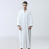 Flannel Robe Male Winter Dressing Warm Fleece Long Thick Men's Bathrobe Nightgowns Menâ€˜s Bath Robe Winter Sleep L XL XXL XXXL