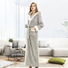 Winter Long Robes Warm Men Bathrobe Ankle-Length Coral Fleece Kimono Robe Lovers Couple Nightgown Flannel Bath Gown Sleepwear