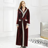 Winter Long Robes Warm Men Bathrobe Ankle-Length Coral Fleece Kimono Robe Lovers Couple Nightgown Flannel Bath Gown Sleepwear