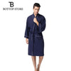 2019 New Soft Pyjamas Men Robe Gown Casual Sleepwear Mens Lounge Wear Man Loungewear Nightgown Male Bathrobe Kimono Waffle Cotto