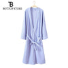 2019 New Soft Pyjamas Men Robe Gown Casual Sleepwear Mens Lounge Wear Man Loungewear Nightgown Male Bathrobe Kimono Waffle Cotto