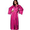 Women Satin Long Nightdress Silk Lace Lingerie Nightgown Sleepwear Sexy Robe  sleepwear women sexy 2019 %8