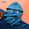 Five-star hotel cotton bathrobe spring and autumn couple hooded nightgown quilted cotton plus long piece pajamas