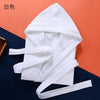Five-star hotel cotton bathrobe spring and autumn couple hooded nightgown quilted cotton plus long piece pajamas